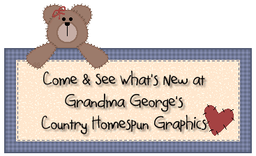 Country Homespun Graphics by Grandma George